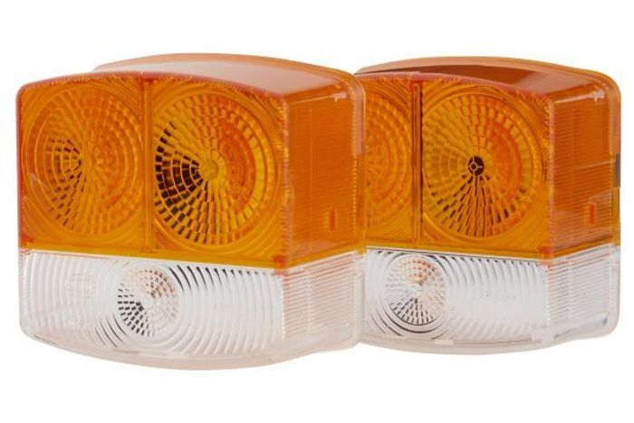 Anzeigelampenschirm (orange/weiß, P21W/R10W, mit Positionslicht) passt zu: FE...