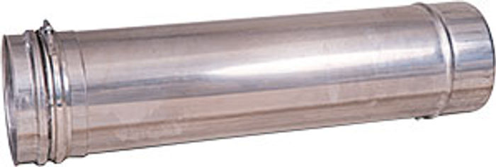 Pluggit Edelstahlrohr DN150, 460 mm Edelstahl glänzend - LTR150-460EG