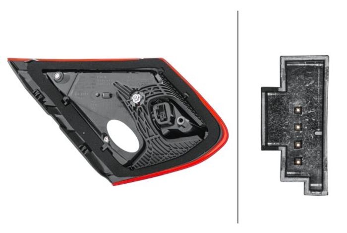 Lampe hinten R (Innenteil, LED, rückfahrlicht) Cabrio / Coupe