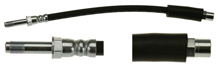 Bremsleitung elastisch hinten L/R (länge 320mm, M10x1/M10x1) passt zu: BMW 5...