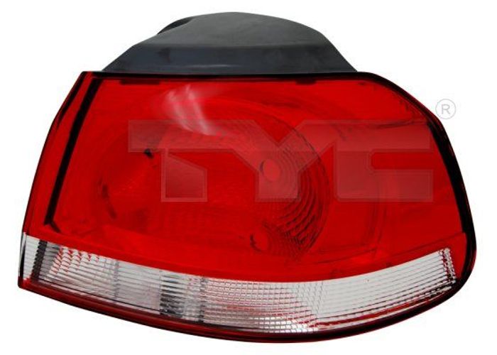 Lampe hinten R (äußerer Teil, blinkerfarbe weiß, glasfarbe rot) passt zu: VW...