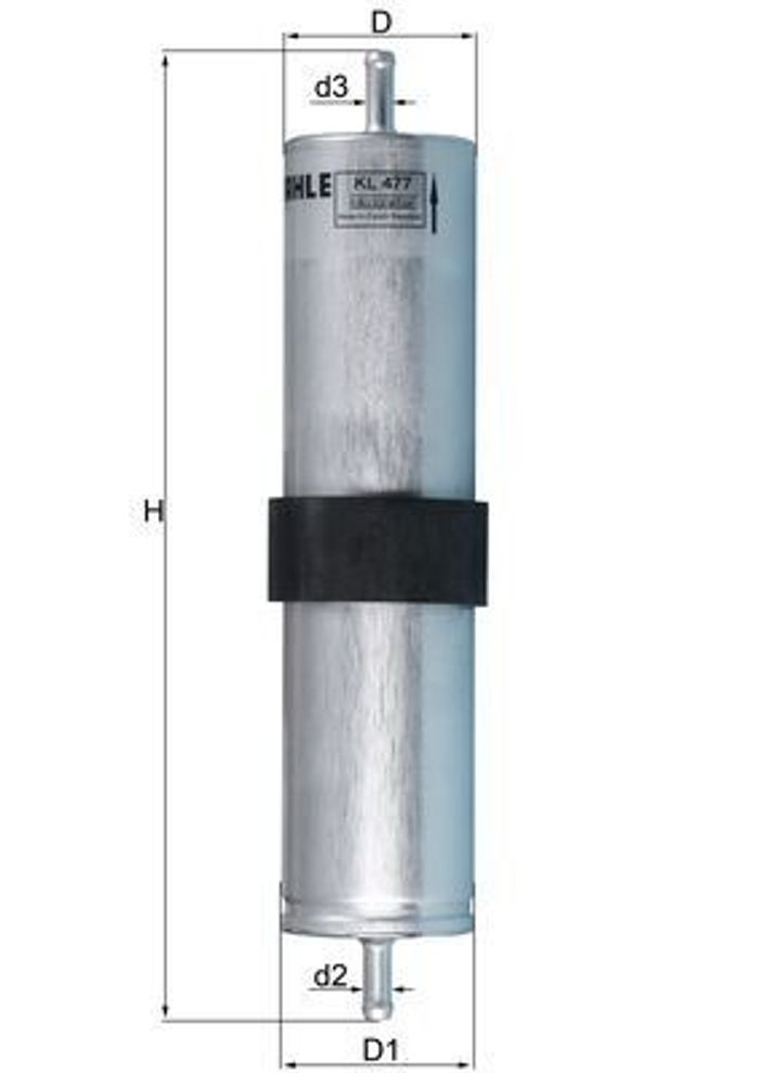 Kraftstofffilter passt zu: MINI (R50, R53) 1.4D 06.03-09.06