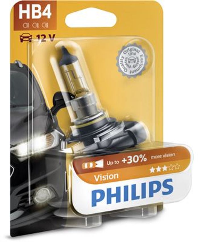 Glühbirne (Blister 1Stück) HB4 12V 51W P22D Vision