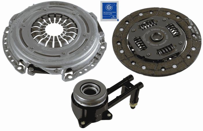 Satz der Kupplung mit Hydrauliklager (200mm) passt zu: FORD B-MAX, FIESTA VI,...