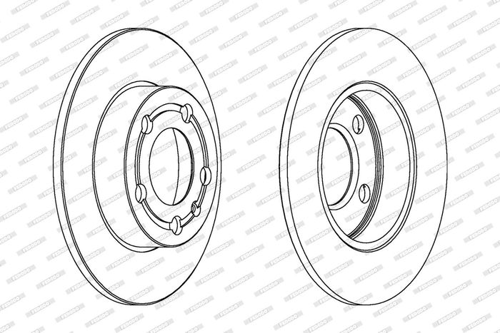 Kpl. Scheibenbremsen hinten L/R passt zu: AUDI A3, TT; SEAT AROSA, CORDOBA, C...