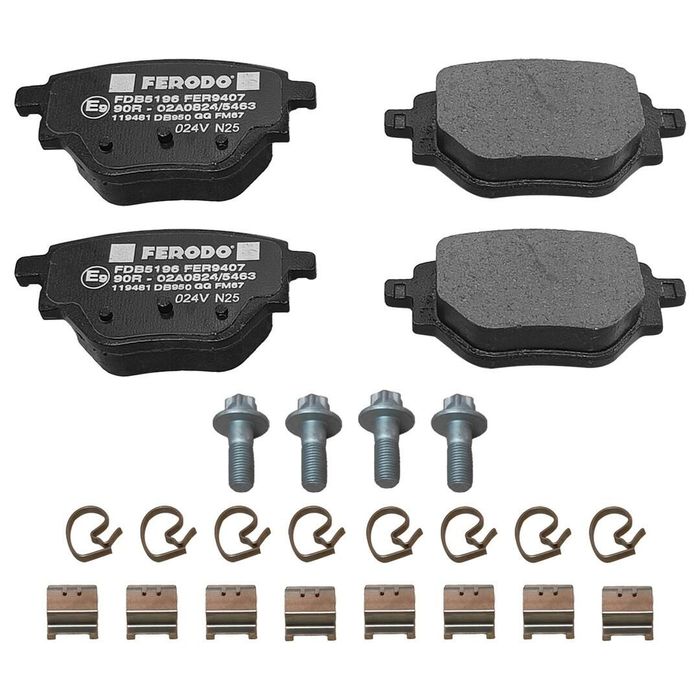 Bremsbelagsatz hinten , passt zu: CITROEN C4 III, C4 X; JEEP AVENGER; OPEL CO...