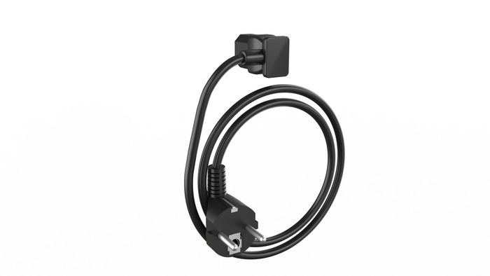 Kermi Netzkabel mit Schuko- Stecker CEE 7/7 auf C13 abgewinkelt - Y9103000085K