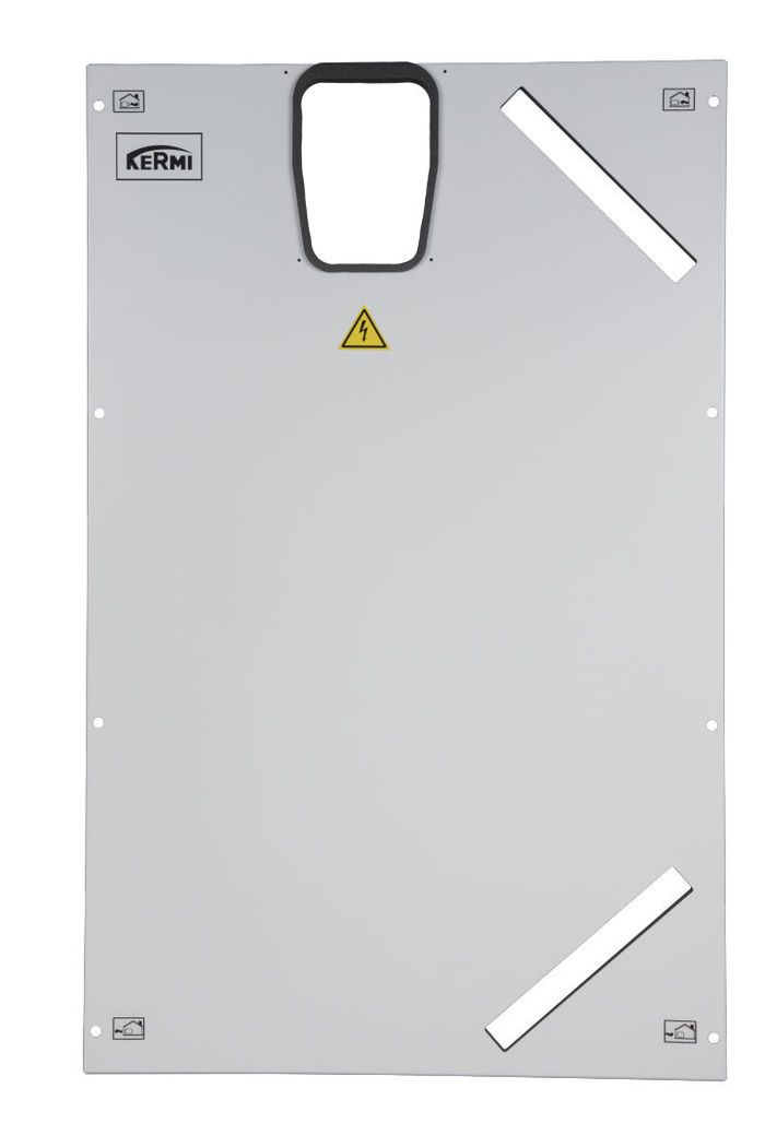Kermi x-well Frontabdeckung Metall, weiß für F130 - Y9103000073K