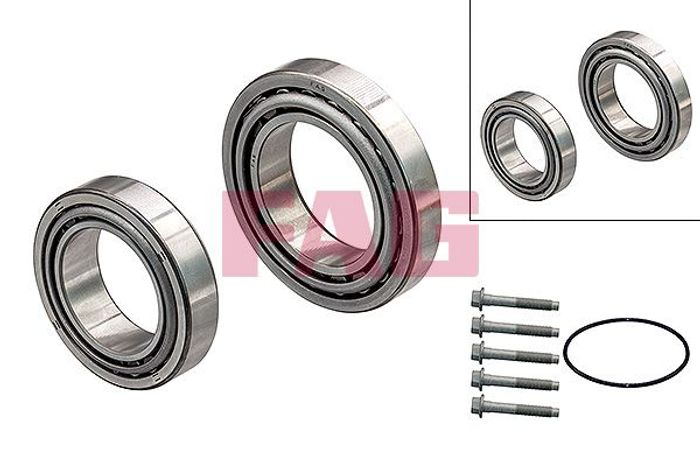 Radlagersatz hinten L/R (57,15x96,8x21/23) passt zu: FORD TRANSIT V363 2.0D/2...