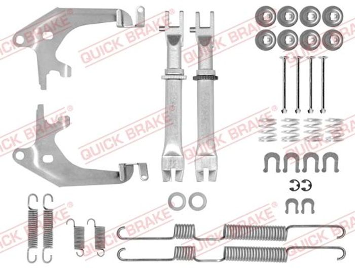 Montagesatz der Bremsbacken passt zu: TOYOTA 4 RUNNER I, 4 RUNNER II, 4 RUNNE...
