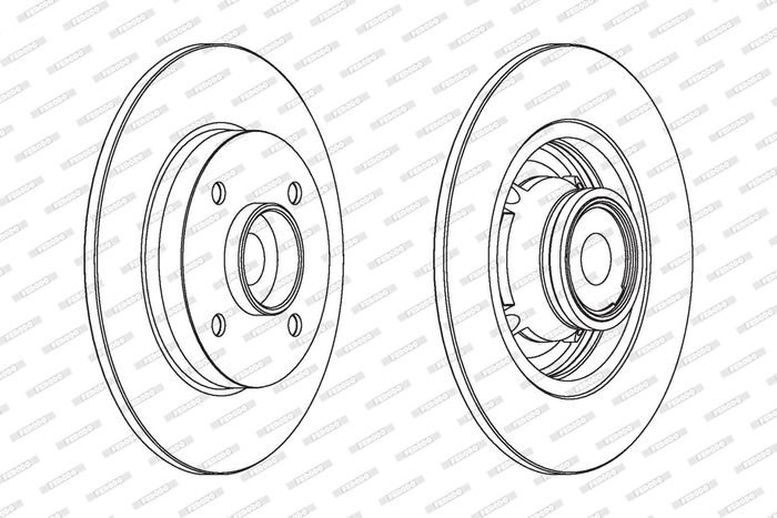Bremsscheibe hinten L/R passt zu: DS DS 3; CITROEN C3 AIRCROSS I, C3 II, C3 I...