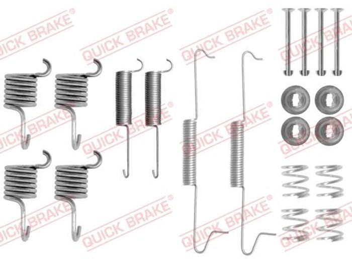 Montagesatz der Bremsbacken (VAG) passt zu: VW LT 28-35 I 2.4/2.4D/2.7D 11.75...