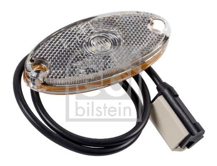 Markierungslicht L/R, form: oval, weiß, LED, höhe 45mm; breite 102mm; tiefe 1...