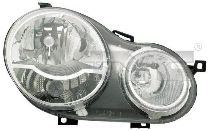 Scheinwerfer R (H1/H7, elektrisch, mit motor, einsatzfarbe: chrom) passt zu:...