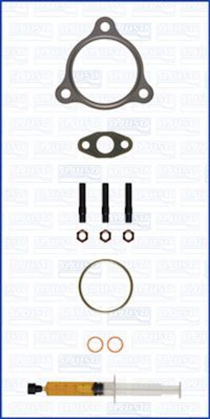 Montageset der Turbokompressors (mit Dichtungen) passt zu: AUDI A6 ALLROAD C6...