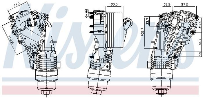 Ölkühler (mit Ölfiltergehäuse) passt zu: BMW 1 (F40), 2 (F45), 2 GRAN COUPE (...