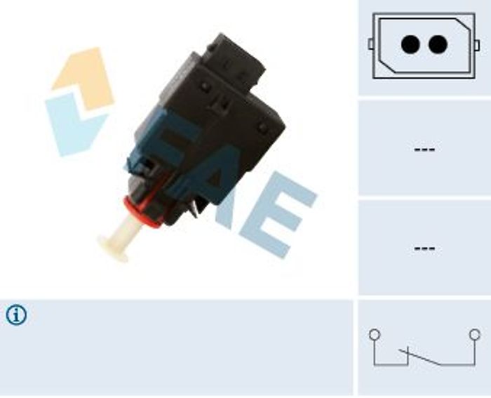 Lichtschalter Bremse passt zu: BMW 3 (E30), 3 (E36), 3 (E46), 5 (E28), 5 (E34...