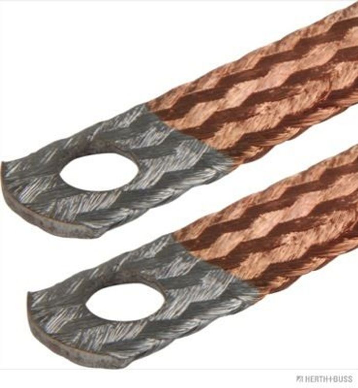 Erdungskabel Kupfer, ösendurchmesser: 10,5mm, leitungsquerschnitt 21,2mm², ab...