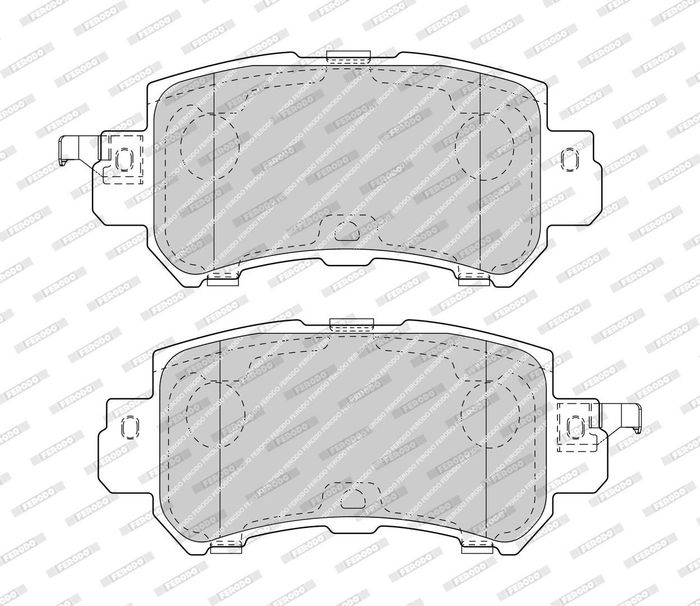 Bremsbelagsatz hinten (ohne Zusätze), passt zu: MAZDA CX-3, CX-5 1.5D-2.5 11.11