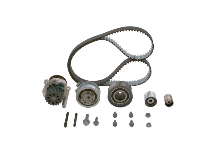 Ventilsteuerung Satz (Riemen + Rolle + Flüssigkeitspumpe) passt zu: AUDI A3,...