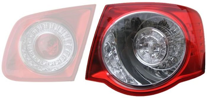 Lampe hinten R (äußerer Teil, LED) passt zu: VW JETTA III -10.10