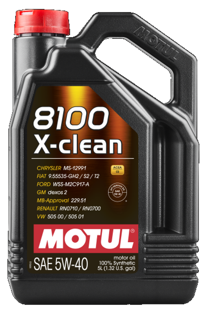 Motoröl 8100 (5L) 5W40 ; BMW LL-04 model up to END 2018; CHRYSLER MS-12991; D...