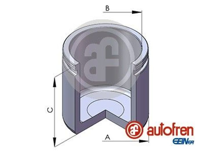 Kolebn des Bremssattels hinten/vorne (54mm; 54mm) passt zu: MERCEDES 124 (C12...