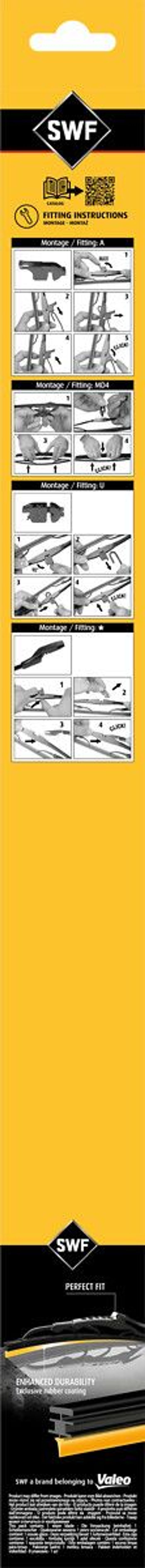 Wischerblatt Bügelwischer (1Stück) 530mm passt zu: VOLVO 440, 460, 480, 760,...