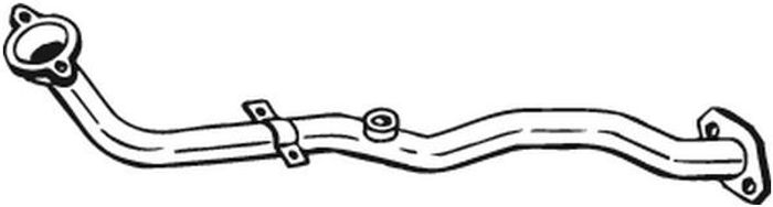 Auspuffrohr vorne passt zu: NISSAN MICRA II 1.0/1.4 07.00-02.03
