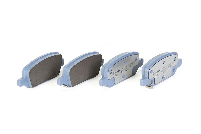 Bremsbelagsatz hinten ((EN) for electric vehicles; (EN) only for installation...