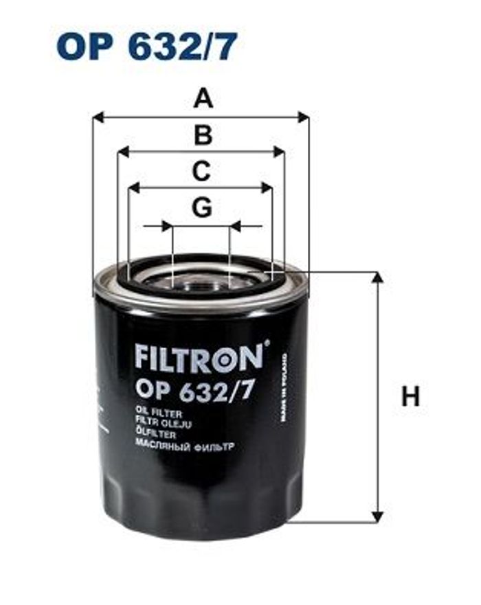 Ölfilter passt zu: HYUNDAI H-1, H-1 / STAREX, H-1 CARGO, H-1 TRAVEL; KIA SORE...