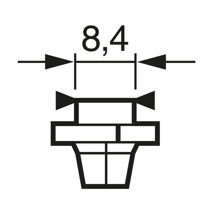 Armaturenbrett Glühlampe (Karton 10Stück) PBX4 12V 1,2W Pure Light