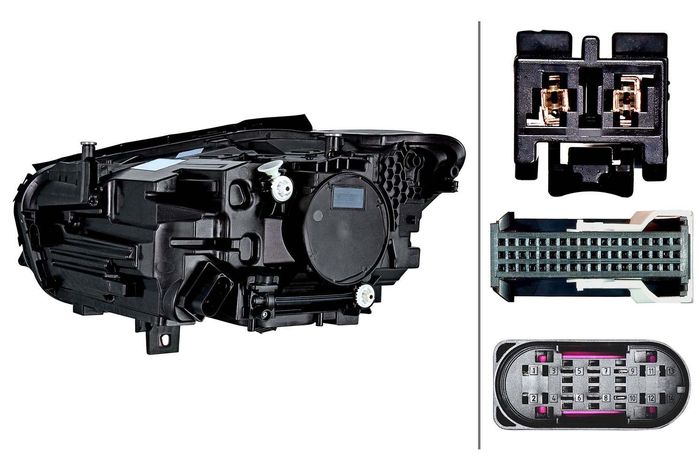 Scheinwerfer R (LED, elektrisch) passt zu: MERCEDES B-KLASA W247 10.22