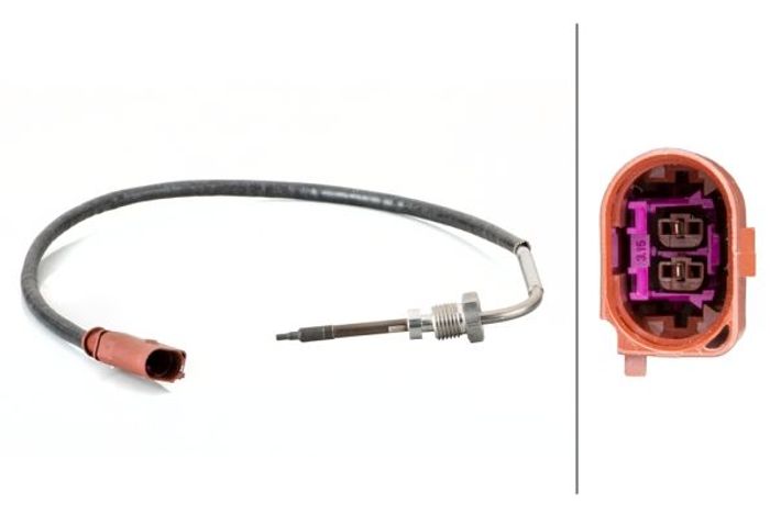 Abgastemperatursensor (vor dem partikelfilter) passt zu: SEAT IBIZA IV, IBIZA...