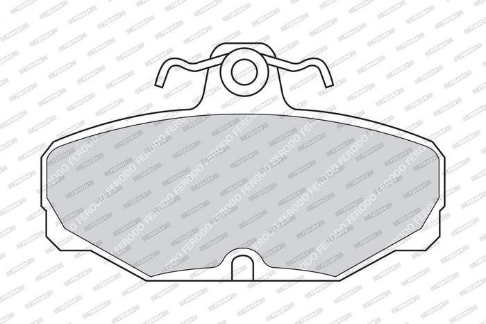 Bremsbelagsatz hinten (mit Bremssattelführungsschrauben), passt zu: FORD ESCO...