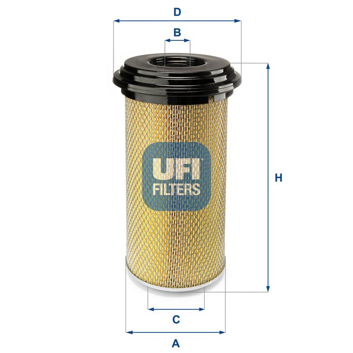 Luftfilter (Filterpatrone) passt zu: MERCEDES T2/L 5.7D 04.77-12.88