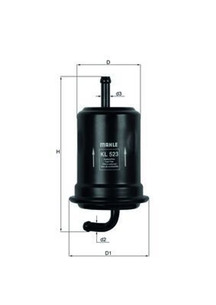 Kraftstofffilter passt zu: SUZUKI GRAND VITARA I 1.6/2.0/2.5 03.98-12.03
