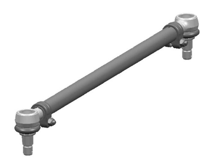 Längslenkstange (L-495mm) passt zu: SCANIA 4, G I, P I, R I, T 05.95-05.19