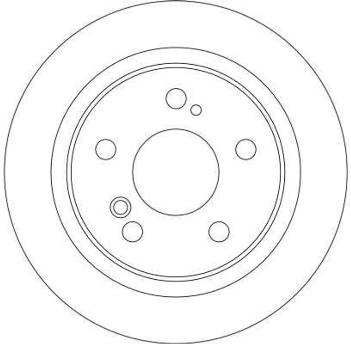Bremsscheibe hinten L/R passt zu: MERCEDES C (CL203), C (W202), C (W203), C T...