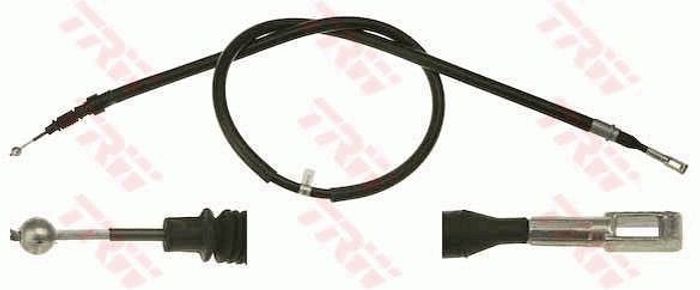 Handbremsseil hinten L/R (1290mm/1127mm, bremsen: Scheiben-) passt zu: FORD G...