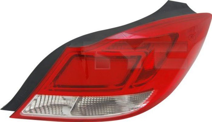 Lampe hinten L (P21W/R10W, blinkerfarbe weiß, glasfarbe rot) passt zu: OPEL I...