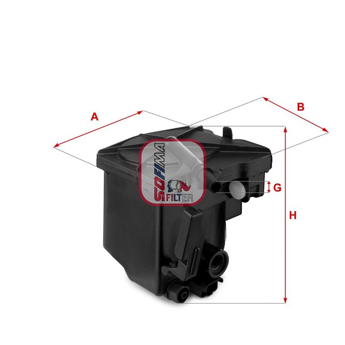 Kraftstofffilter passt zu: VOLVO S40 II, V50; CITROEN BERLINGO, BERLINGO MULT...