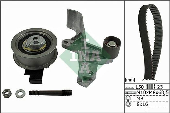 Ventilsteuerung Satz (Riemen + Rolle) passt zu: AUDI A3, A4 B5, A4 B6, A4 B7,...