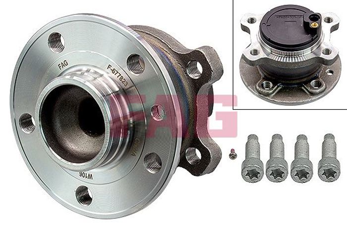 Radlagersatz mit Nabe hinten passt zu: VOLVO S60 II, S80 II, V60 I, V70 III,...