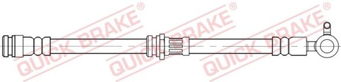 Bremsleitung elastisch vorne L (länge 463mm, M10x1) passt zu: MAZDA CX-5 2.0/...