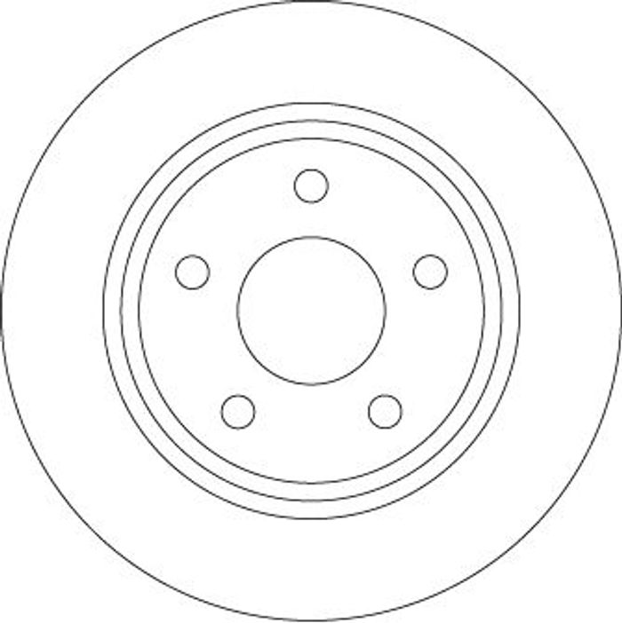 Bremsscheibe hinten L/R passt zu: FORD FOCUS IV 1.0-2.0D 09.18-11.25