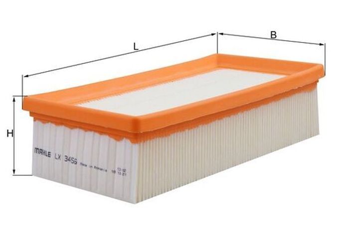 Luftfilter (Filterpatrone) passt zu: DS DS 3; CITROEN C-ELYSEE, C3 AIRCROSS I...