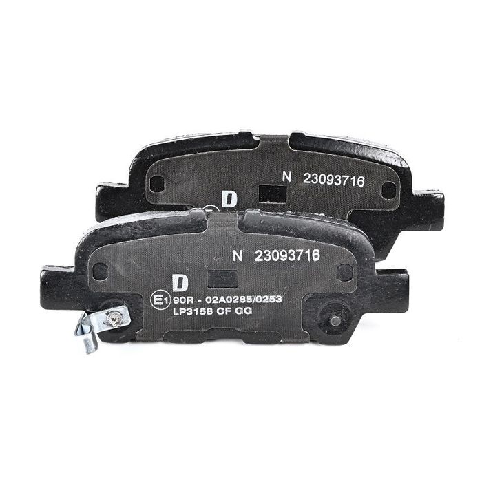 Bremsbelagsatz hinten , passt zu: INFINITI EX, FX, G, JX, M, M35, M37, M45, Q...