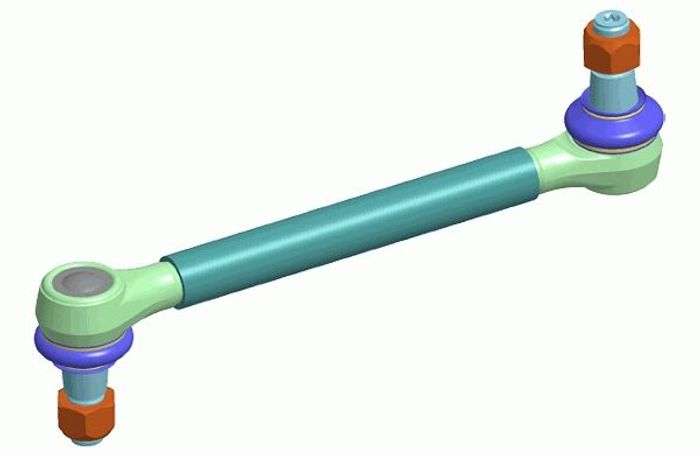 Anschluss Stabilisator hinten L/R (L-443mm, kegelabmessung: 32mm) passt zu: V...