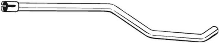 Auspuffrohr mitte passt zu: PEUGEOT 407 1.6D 05.04-12.10